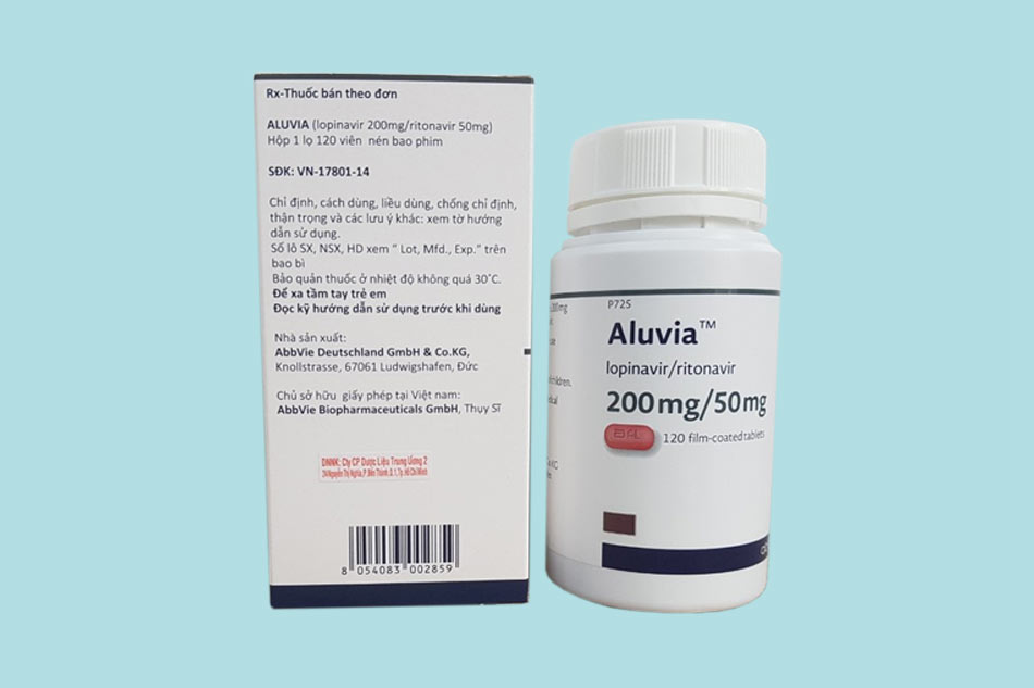 Hình ảnh lọ thuốc Aluvia